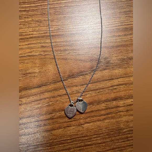 Return to Tiffany Double Heart Tag Pendant in Silver, Mini - Picture 3 of 4